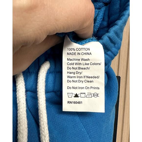 LIQUID X MARVEL Retro Captain America Shorts Blue Pigment Dye Boys 2XL - Picture 7 of 9